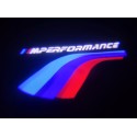 M Performance Logo BMW Araçlar İçin Orjinal Geçmeli Soketli Kapı Altı Led Logo