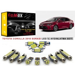 Toyota Corolla 2018 ve Sonrası LED İç Aydınlatma Seti FEMEX