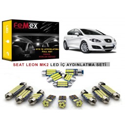 Seat Leon MK2 LED İç Aydınlatma Ampul Seti FEMEX Parlak Beyaz