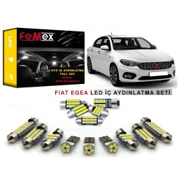 Fiat Egea LED İç Aydınlatma Ampul Seti FEMEX Parlak Beyaz