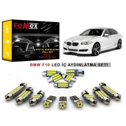 BMW F10 5 Serisi LED İç Aydınlatma Ampul Seti FEMEX Parlak Beyaz