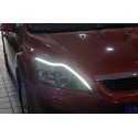 Far Kaşı Gündüz Ledi Audi Stil Kayar Sinyalli Flexible Neon Led Beyaz-Sarı 60cm